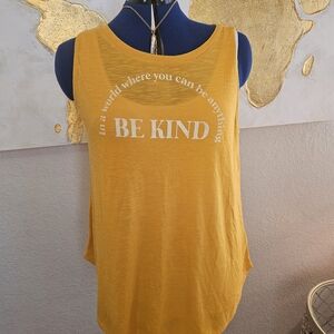 Torrid Yellow 'Be Kind' Tank Top